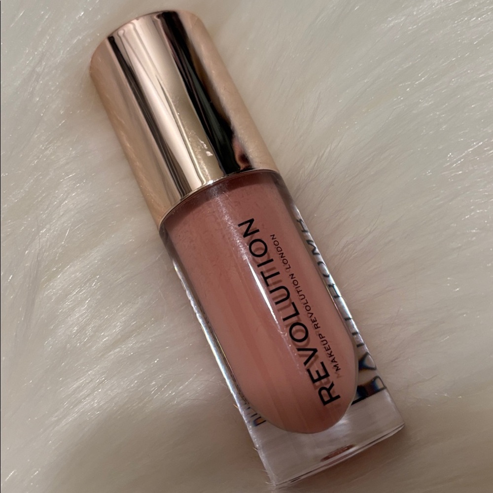 🩷Price is Firm🩷Revolution Pout Bomb Plumping Lip Gloss - Soft Pink - Picture 4 of 6
